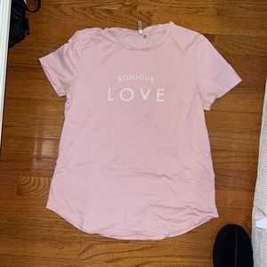 Banana republic light pink tee
